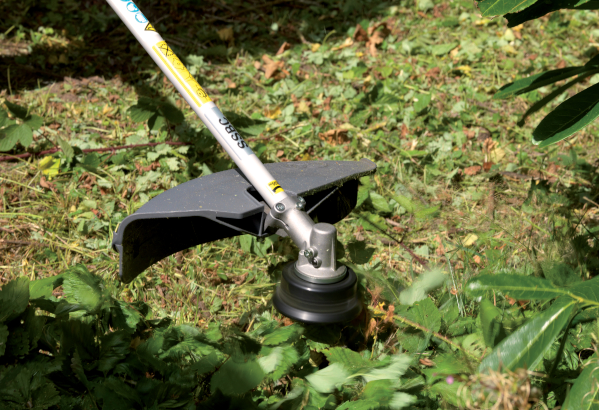 Απεικονίζεται το θαμνοκοπτικό